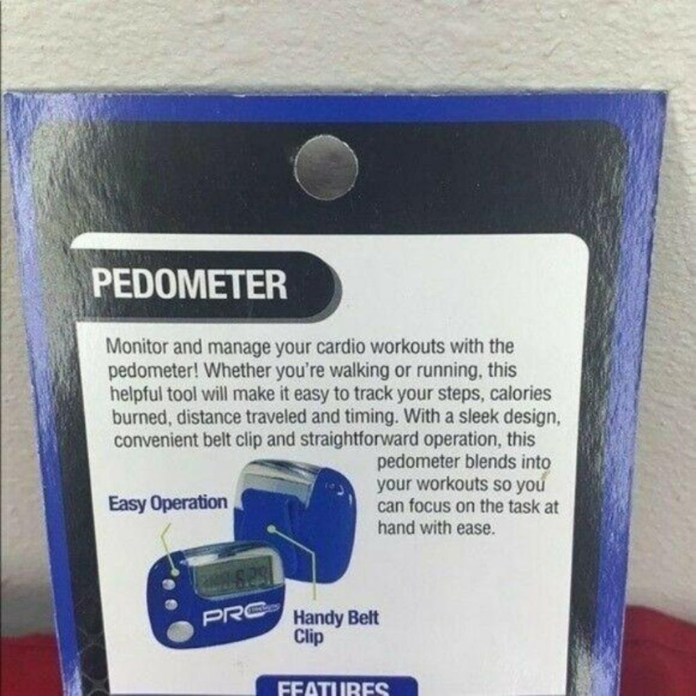 Pro Strength Health Cardio Pedometer step tracker - Picture 3 of 8